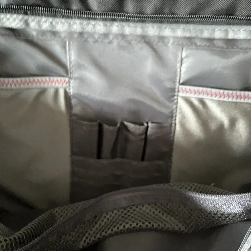 Dell Nylon Computer Laptop Briefcase Shoulder Bag Black Multi-Pocket/Fea…